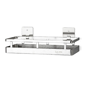 Kệ đựng gia vị inox 304 dán tường Hobby home decor KGV size tùy chọn - 50cm