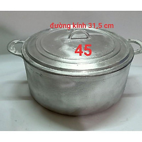 Nồi Gang đúc bằng thủ công mỹ nghệ đường kính 31cm