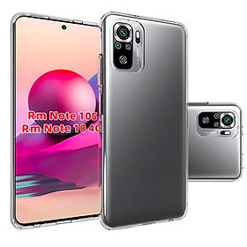 Ốp lưng dẻo trong suốt bảo vệ toàn diện, chống sốc bảo vệ camera cho Xiaomi Redmi Note 10 - Hàng nhập khẩu