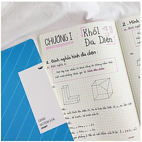 Vở kẻ ô vuông - Xanh biển - 120 trang