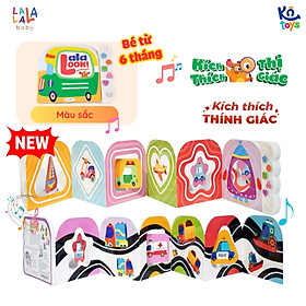 Đồ Chơi Âm Thanh Kèm Thẻ Ziczac Lalalook Kích Thích Thị Giác và Thính Giác Cho Bé Sơ Sinh – Lalala Baby