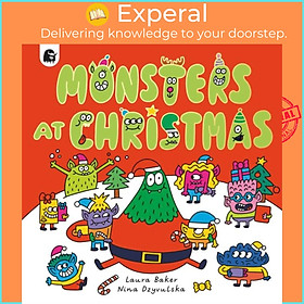 Hình ảnh Sách - Monsters at Christmas by Nina Dzyvulska (UK edition, paperback)