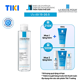 Nước tẩy trang và làm sạch sâu cho da nhạy cảm La Roche-Posay Micellar Water Ultra Sensitive Skin 200ml