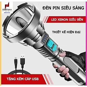 ĐÈN PIN SIÊU SÁNG SIÊU TO SÁNG 2 CHẾ ĐỘ MẪU MỚI HÀNG CAO CẤP