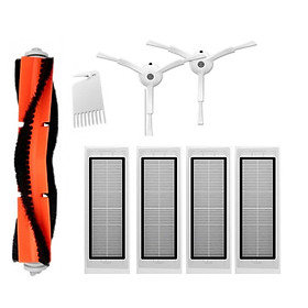 XIAOMI Robot Vacuum Cleaner Side / Rolling Brushes HEPA Filters Replacements for Roborock Mi Robot Vacuum Cleaner S50/S55