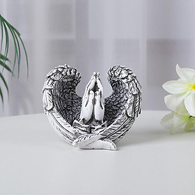 Angel  Statue with Pray Hands  Figurines Indoor Office Decor