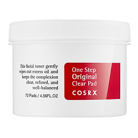 Bông Tẩy Tế Bào Chết COSRX One Step Original Clear Pads (70 miếng) + Tặng 1 Mặt Nạ Innisfree Green Tea Mask