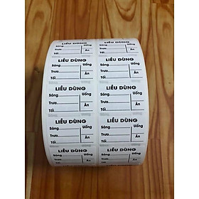 Tem chia liều dùng cho nhà thuốc