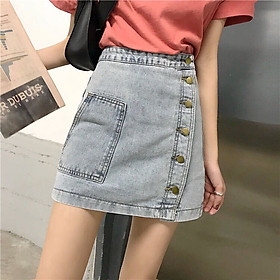 Chân váy jeans thời trang phong cách ulzzang Hàn Quốc