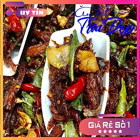 KHÔ BÒ ĐẬP LÁ CHANH Hủ 250g- Trai Đẹp Snack