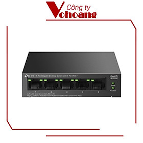 Mua Switch Gigabit 5 Cổng TP-Link LS105GP với 4 Cổng PoE+ Công Suất Tối Đa 65W Vỏ Kim Loại - Hàng chính hãng