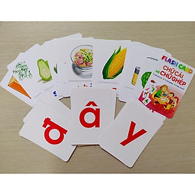 Nơi bán Bộ 42 Thẻ Học Flash Card Chữ Cái Và Chữ Ghép Cho Bé - Giá Từ -1đ