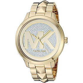Michael Kors Women's Runway Mercer Quartz Watch with Stainless Steel Strap