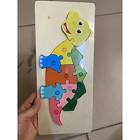 Tranh ghép gỗ con vật nối số từ 1- 10 cho bé