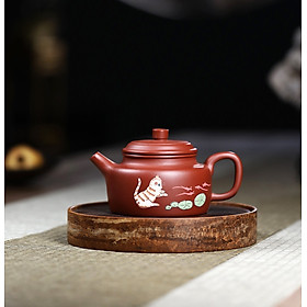 Mua Ấm Tử Sa Nghi Hưng Đức Chung Tiểu Miêu 180 ml (Đại Hồng Bào)