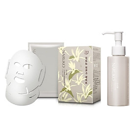 Combo Hộp 10 Miếng Mặt Nạ Naruko Bạch Ngọc Lan Đài Loan Taiwan Magnolia Mask (25ml/Miếng) + Sữa Dưỡng Trắng Da Naruko Bạch Ngọc Lan Đài Loan Taiwan Magnolia Lotion (120ml)