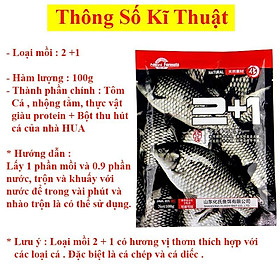 Mồi câu cá HUA tổng hợp tổng hợp chuyên câu cá chép cá trắm diếc siêu nhạy chất lượng cao giá rẻ AK FISHING