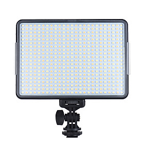Bộ Đèn LED Điều Chỉnh Độ Sáng Hai Màu Nhiệt Andoer W500 Professional Để Chụp Ảnh Cưới Chân Dung Phỏng Vấn Quay Video Live Show (3200K/5600K 32W CRI90+)