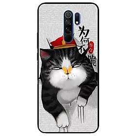 Ốp lưng dành cho Xiaomi Redmi 9 mẫu Mèo Nón Đỏ