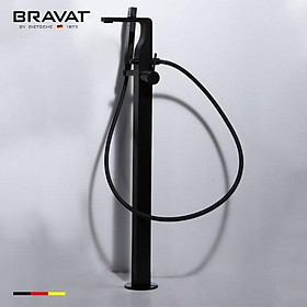 Vòi sen bồn tắm màu đen Bravat F66061K-B3-ENG