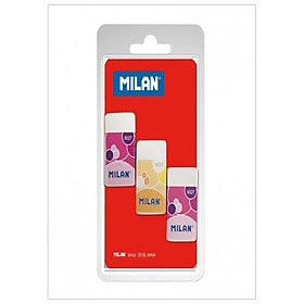 Milan Vỉ 3 Gôm Plastic 6027 Bpm10047