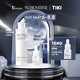 Toner Cica dưỡng ẩm & làm dịu da bong tróc Cica NMFS Soothing Toner Bioverse