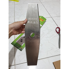 Mua (NIKEN) LƯỠI DAO CẮT CỎ DÀI NIKEN. DÀI 355MM  DÀY 1.6MM  BỀ NGANG 90MM ( DK LỖ TRÒN )25.4MM