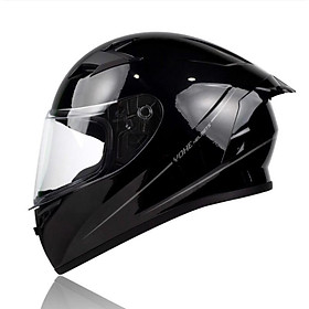 Mũ nón bảo hiểm Fullface Yohe 978 PLUS Đen bóng
