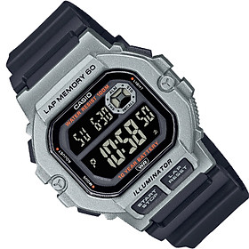Đồng Hồ Nam Dây Nhựa Casio Standard WS-1400H-1BVDF Chính Hãng - WS-1400H-1B Pin 10 Năm