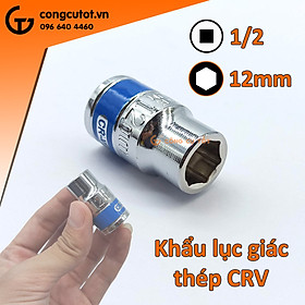 Mua Khẩu lục giác 1/2 x 12mm thép CrV băng xanh