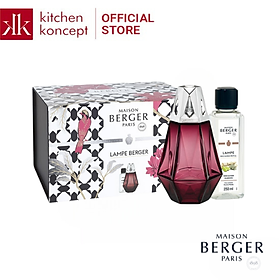 Maison Berger - Bộ đèn xông tinh dầu Prisme Grenat - 2 món - 380ml