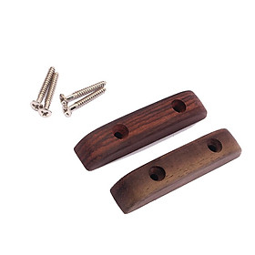 Rosewood Bass Guitar Thumb Rest Replacement Parts Pack of 2