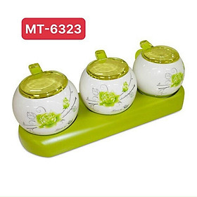 Mua BỘ HŨ ĐỰNG GIA VỊ SỨ TRÒN TRỨNG ( GIAO NGẪU NHIÊN ) - ANTH684