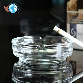 Mua Gạt tàn thuốc thủy tinh trơn DELI YG1017 hàng đẹp