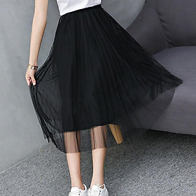 Bỏ Sỉ đầm Voan Tay Bèo Xếp Ly Ngực Tùng Xếp Ly  ANNSHOPVN