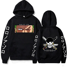Áo Hoodie Roronoa Zoro One pice áo thun nỉ Nam Nữ mùa thu đông