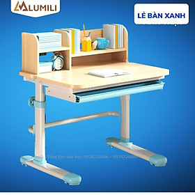 Mua Bàn học chống gù cho bé Lumili R18 nâng hạ độ cao chỉnh nghiêng pittong  bộ bàn học sinh thông minh chống cận thị