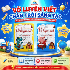 Sách - Combo vở luyện viết lớp 1 - Biên soạn theo chương trình sách giáo khoa mới chân trời sáng tạo