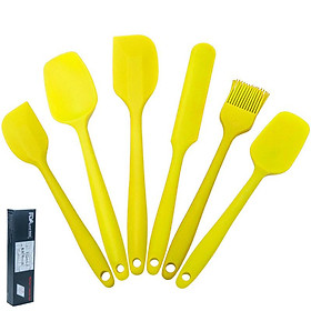 Bộ 5 Silicone Cấp Thực Phẩm Đồ Nhà Bếp Bộ Dụng Cụ Cạo Lông Dầu Máy Đánh Trứng Thìa Đũa Nấu Dụng Cụ Nhà Bếp Đa Năng Bánh Dụng Cụ bộ - one