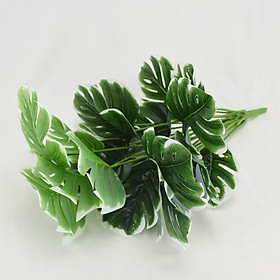 Mua Cây lá rùa lớn 18 lá giả TODOCO trang trí nhà cửa để phòng khách  cây nhựa cắm bình decor nội thất cao cấp