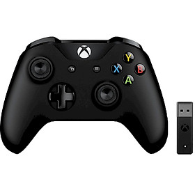 Tay Cầm Microsoft Xbox One S Kèm Usb (Màu Đen) - Hàng Nhập Khẩu