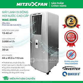 Mua Máy Lạnh Di Động Hơi Nước Cao Cấp MITSUXFAN WAC-200 Inverter  Phiên Bản Đặc Biệt 2023  Diệt Virus Corona - Hàng Chính Hãng