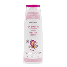 Sữa tắm tạo bọt hữu cơ cho bé gái Alphanova 250ml