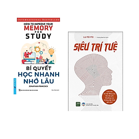 Combo 2Q Sách Tư Duy - Kĩ Năng Sống : Siêu Trí Tuệ - Giải Mã Bí Mật Đằng Sau Bộ Não Phi Thường Của Những Bậc Thầy Ghi Nhớ + Bí Quyết Học Nhanh Nhớ Lâu (Tái Bản) 