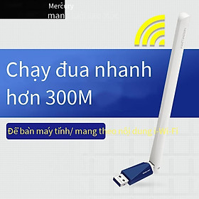 Giao hàng nhanh Thẻ mạng không dây Mercury MW310UH phiên bản không ổ đĩa gia đình máy tính để bàn Bộ thu WiFi xách tay WiFi di động