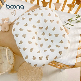 Mua Gối Chống Trào Ngược Chất Xô Muslin Cao Cấp Cho Bé Từ Sơ Sinh - Boona - Gấu nâu