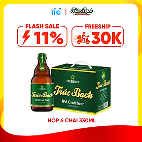 Bia Trúc Bạch IPA Craft - Hộp 6 chai 330ml