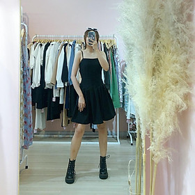 SET HT VEST - SET ĐẦM ÁO VEST CROPTOP - MÈO IN DA HOUSE