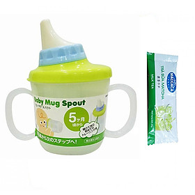 Bình Tập Uống Cho Bé Có Vòi Hút Chống Sặc Nhật Bản + Tặng Trà Sữa Matcha / Cafe Macca 20g