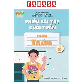 Phiếu Bài Tập Cuối Tuần Toán Lớp 5 (Kết Nối)